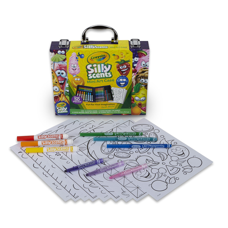 NEW Crayola Silly Scents Mini Art Case 53Pc – Me 'n Mommy To Be