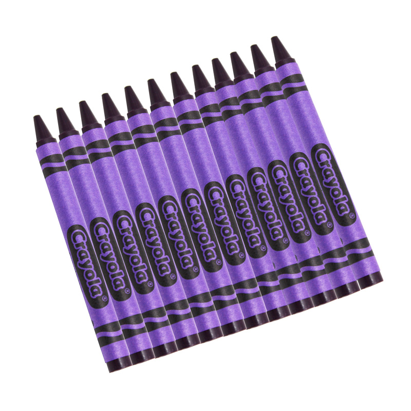 Bold Color Crayola; Large Crayons Bulk Crayons; Bright Orange; Art Tools; 12 ct