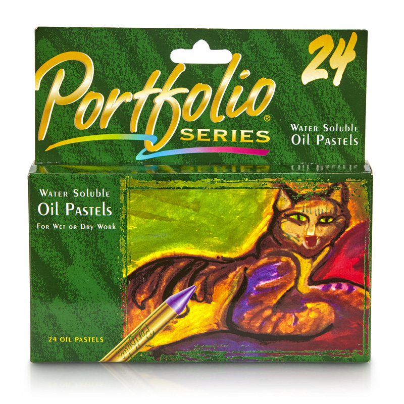 Water Soluble Oil Pastels 24 Ct Portfolio Series - Burris Inc