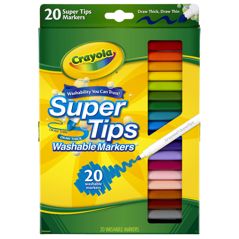 Support Stain Tips Washable Markers Washable Markers On Clothing Or