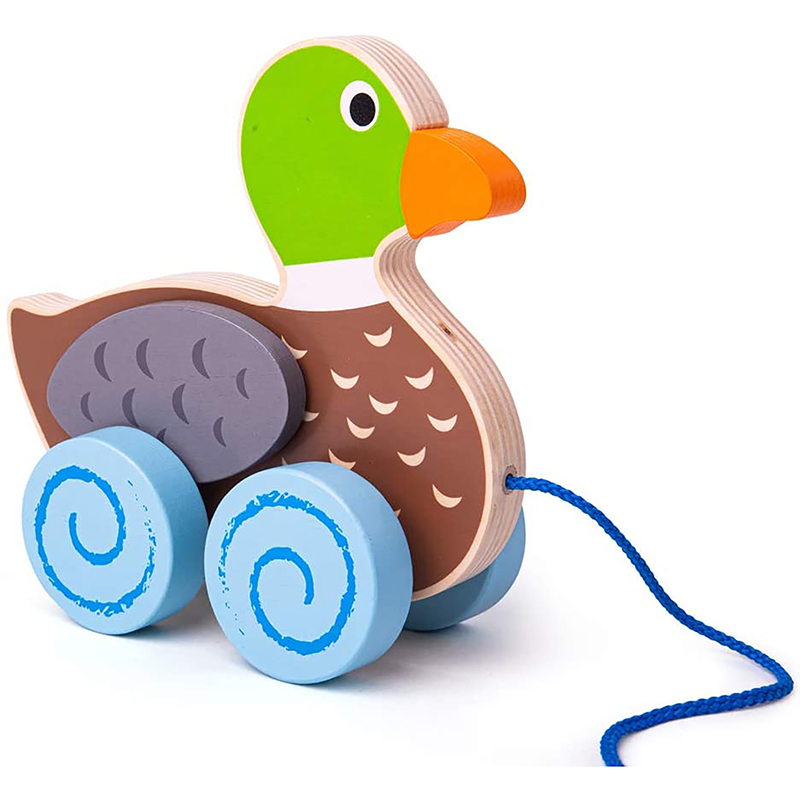 Wooden sales duck toy