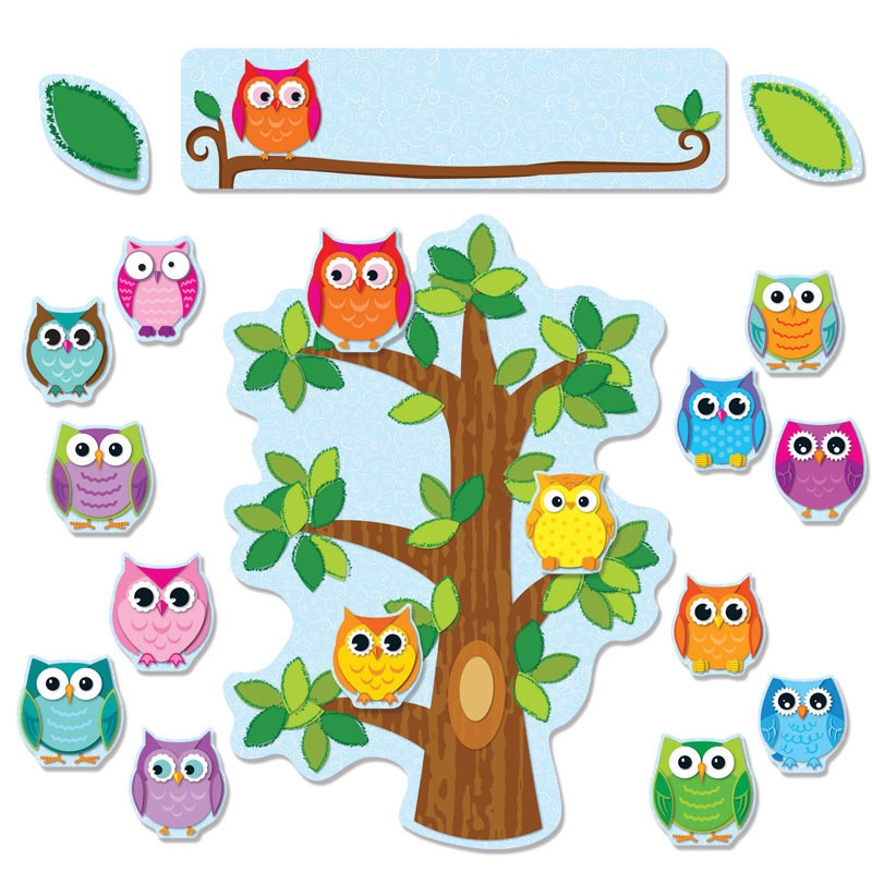 Colorful Owls Behavior Bb Set  CD-110226