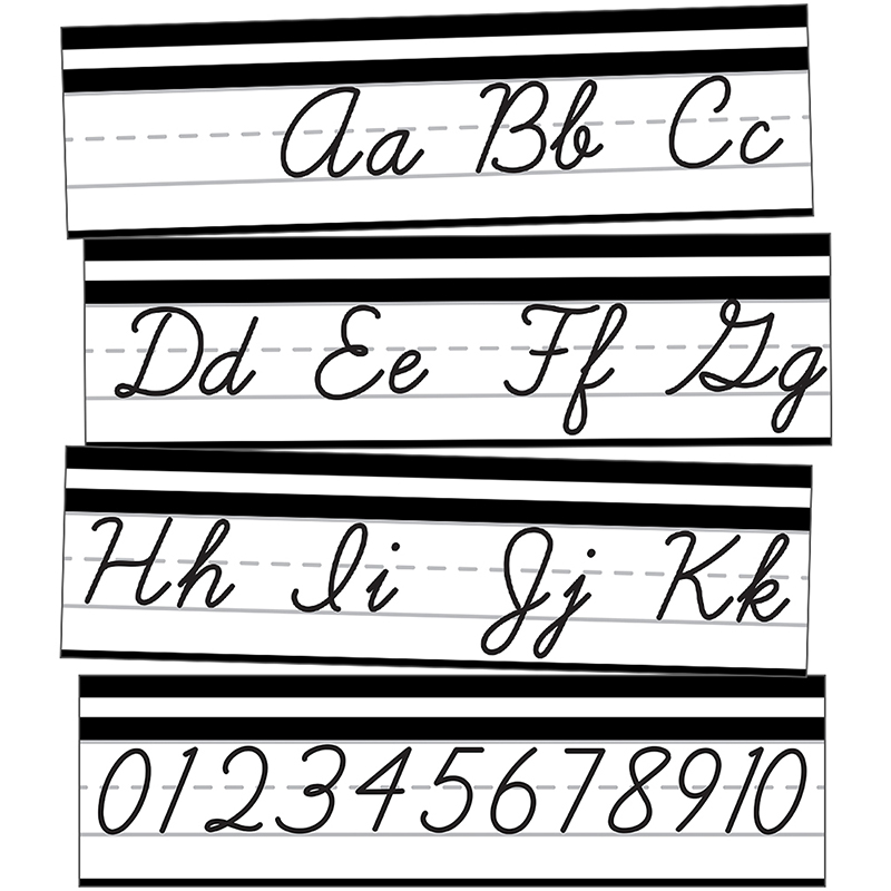 Alphabet Line Cursive Mini Bb St Simply Stylish CD-110411
