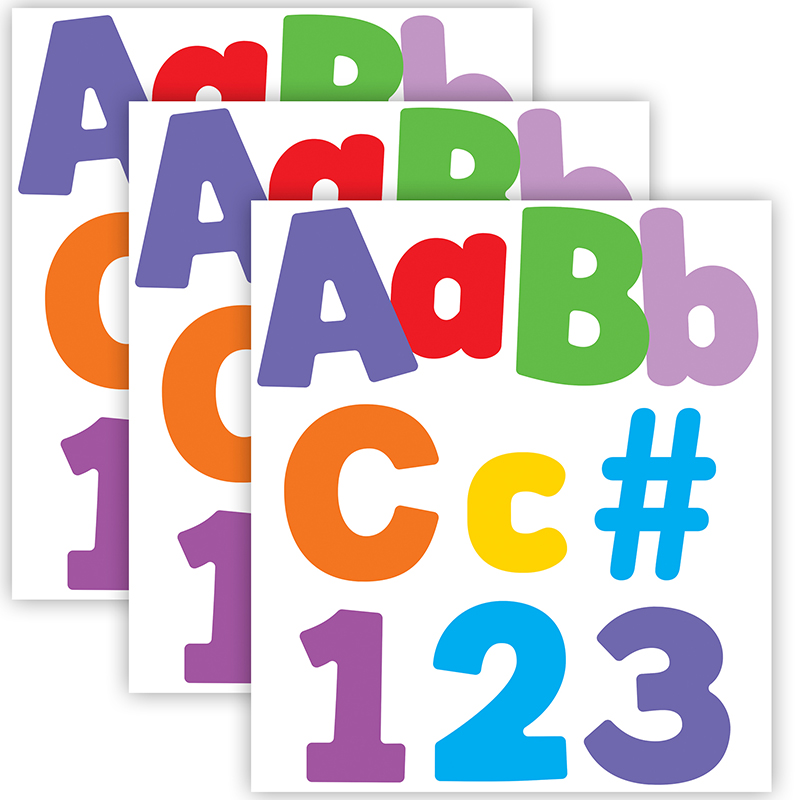 Carson Dellosa Education Color Splash Combo Pack Ez Letters 219 Pieces