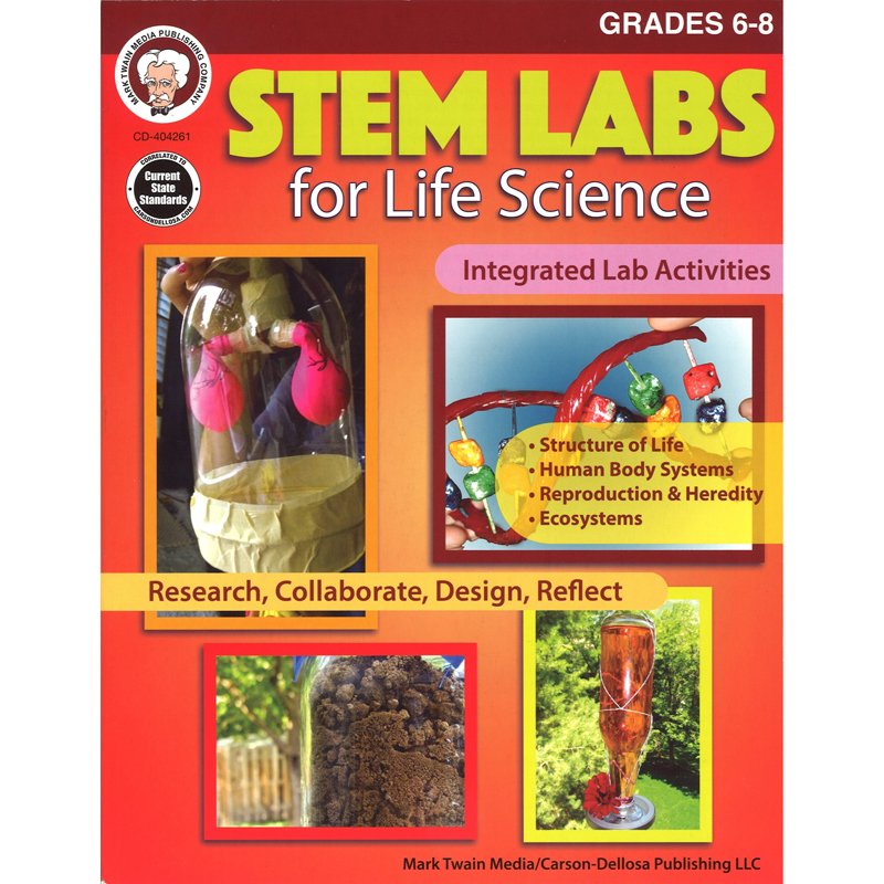 Stem Labs Life Science Book Gr 6 8