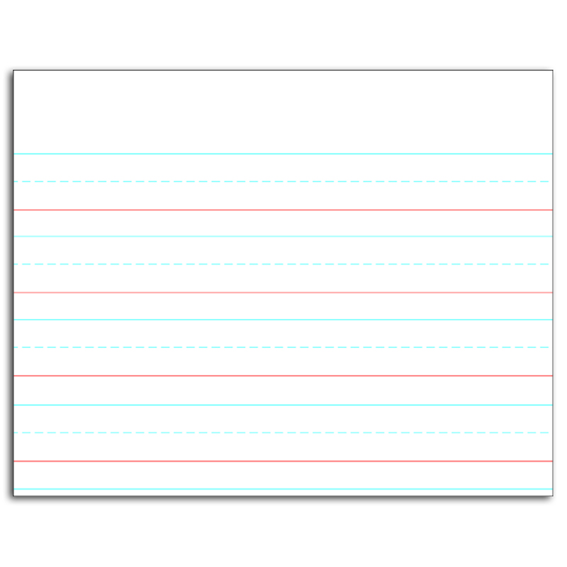 Student writing paper