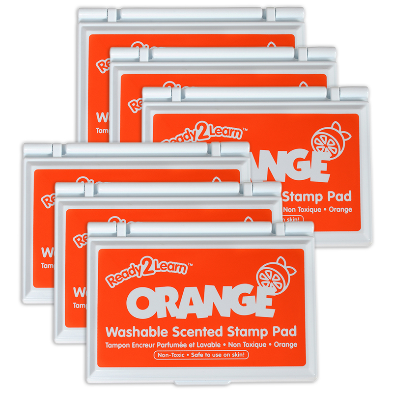 READY 2 LEARN Washable Stamp Pad Orange Scented Orange Pack