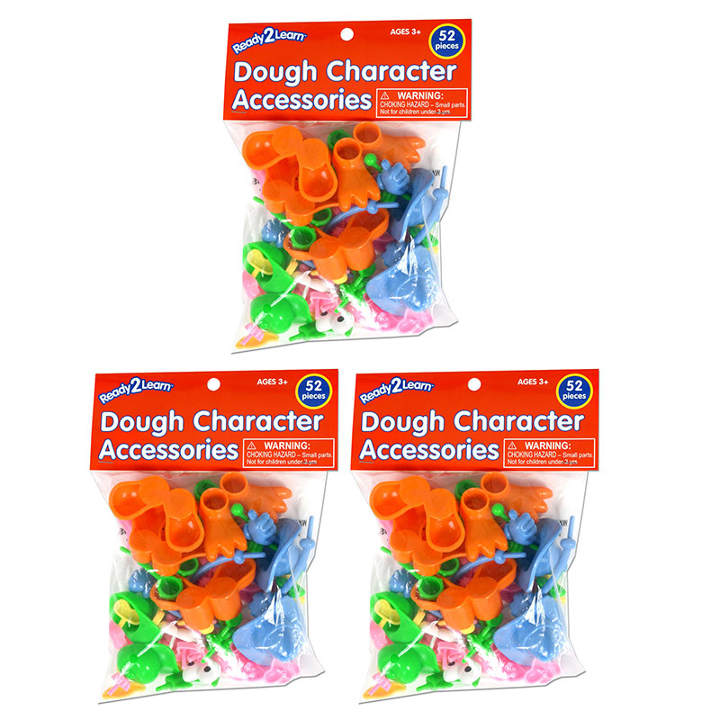 Dough Character Accessories, Set of 52 - CE-10092, Learning Advantage