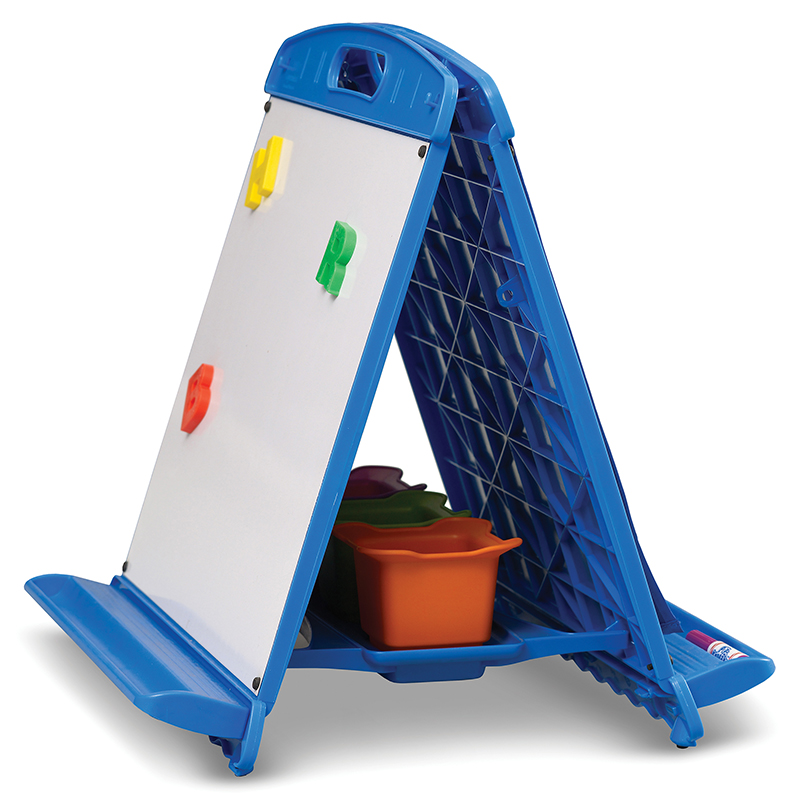 Copernicus Tabletop Easel with Dry Erase Boards, Pocket Chart, and