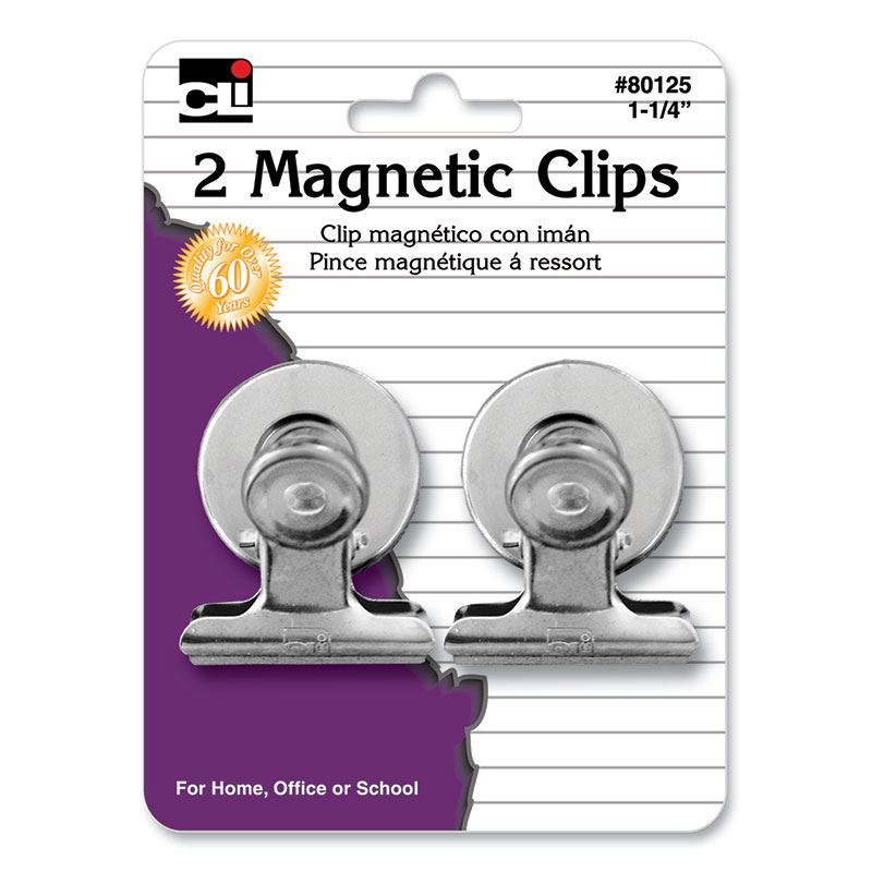 Magnetic Metal Clips (2pk)