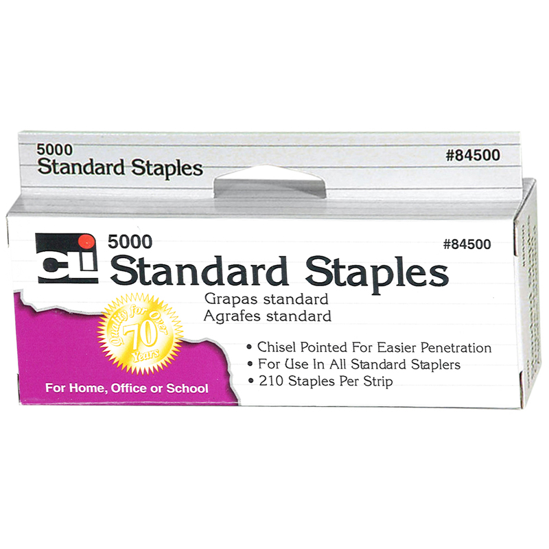 Charles Leonard Staples, Standard 26/6 Size, Chisel Pointed Carbon