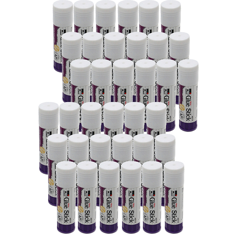 The Teachers' Lounge® Purple Glue Sticks, Oz, 12 Per Pack,, 45% OFF