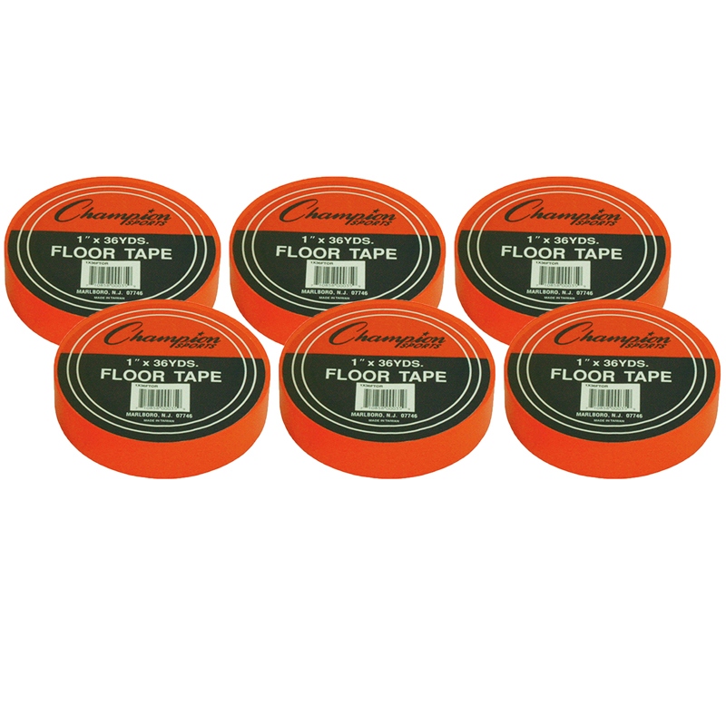 6 Rl Floor Tape Orange Stone Printing Office Supply