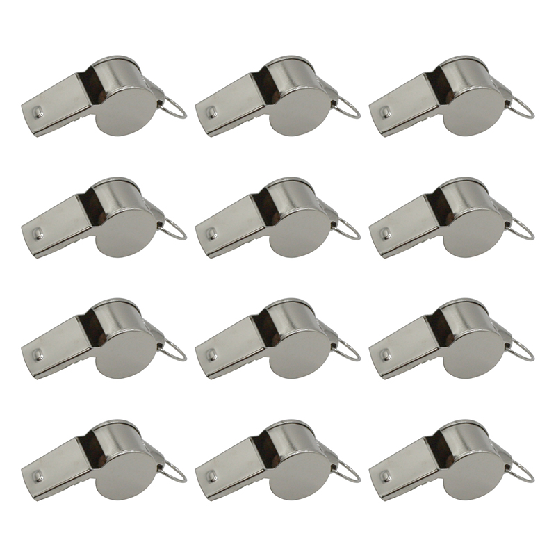 Champion Sports Metal Whistle, Set of 12 - National Office Works, Inc.