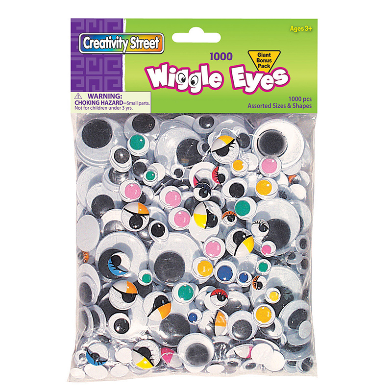 Creativity Street Assorted Classpack Wiggle Eyes