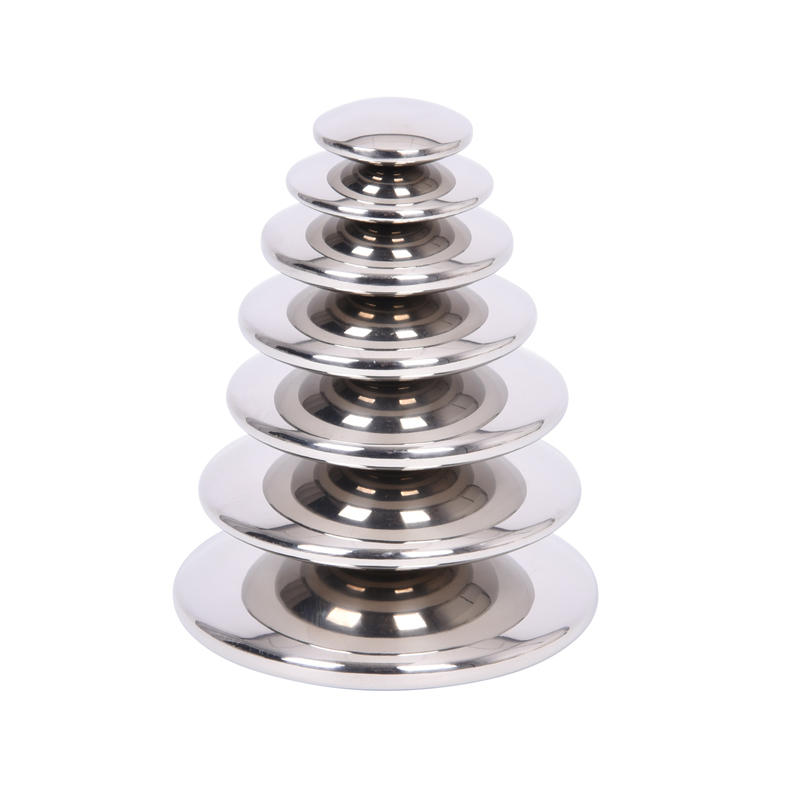 TickiT Sensory Reflective Buttons - Silver - Set of 7