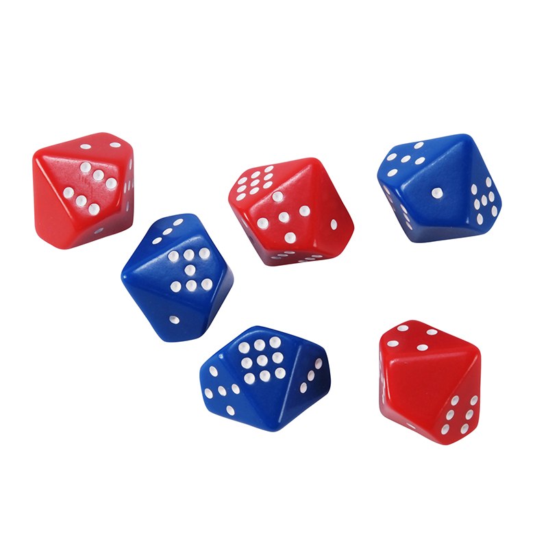 Koplow Games Inc. - Dot Dice 6 Each Of Red White & Green