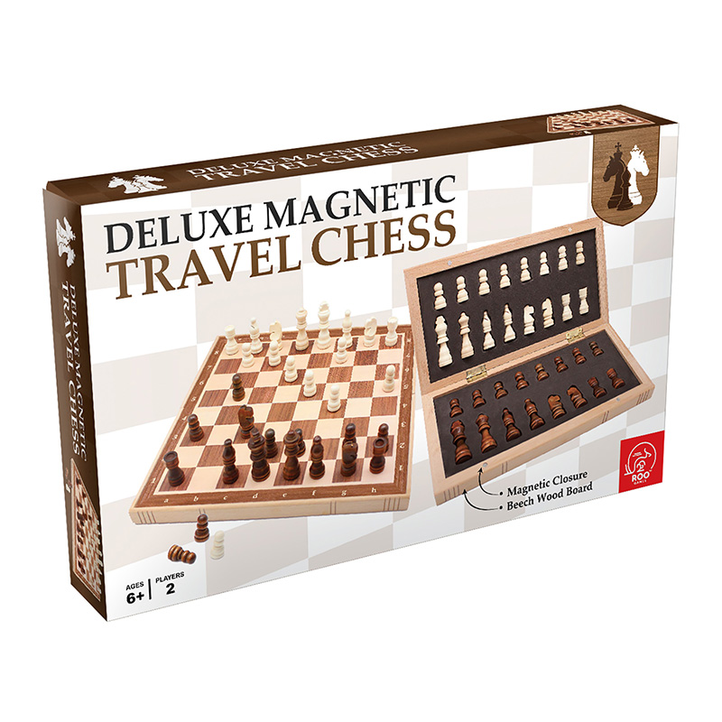 Dalset eskalere rørledning ROO GAMES Deluxe Magnetic Travel Chess