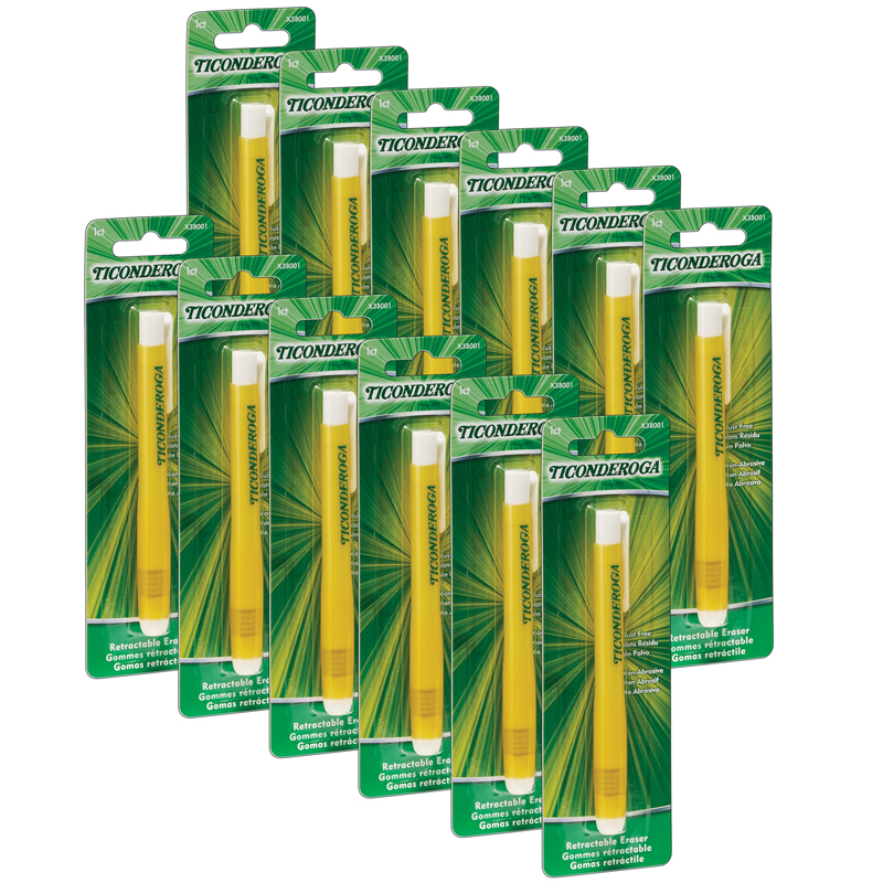 Ticonderoga White Erasers