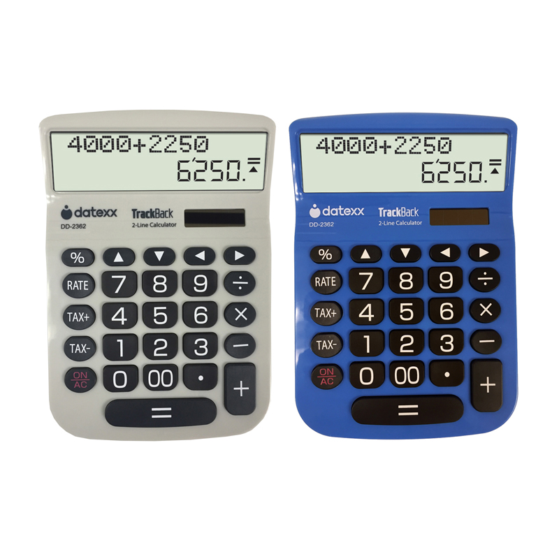 2 Ea 2 Line Large Desktop Calculator Trackback Zerbee