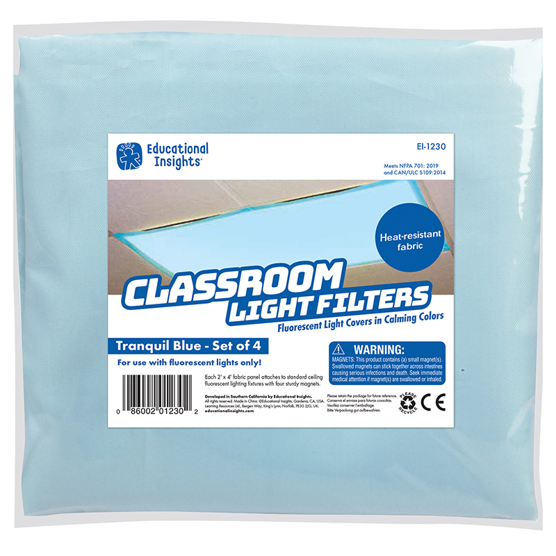 Classroom Mood Filters 4/Set Tranquil Blue EI-1230