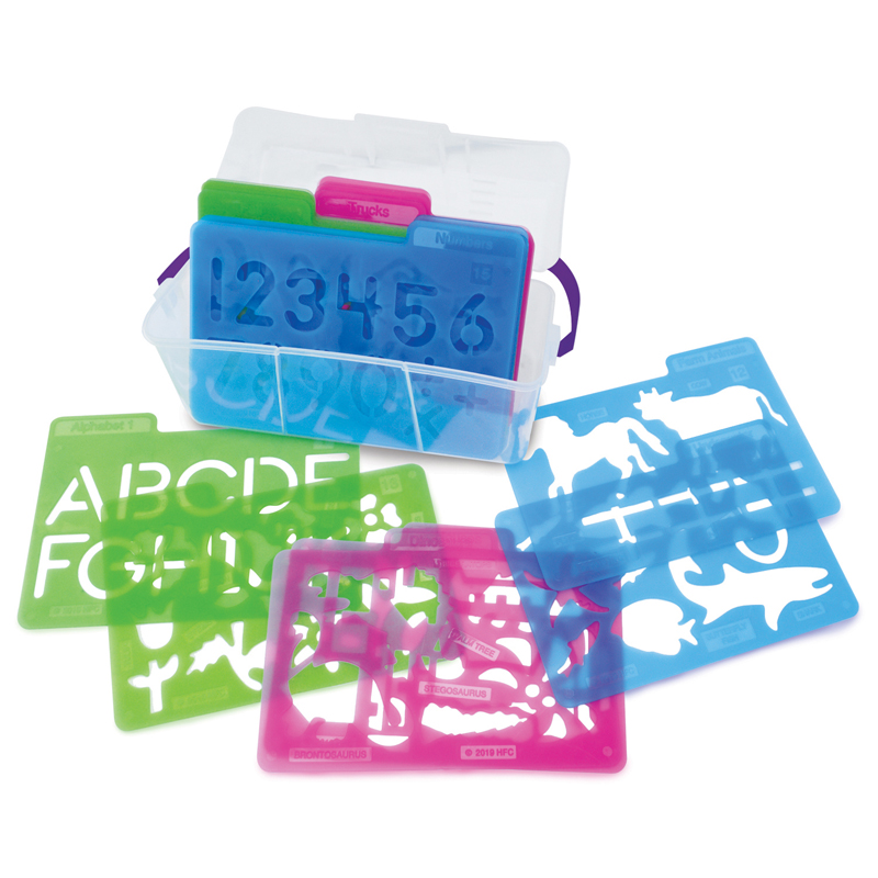 3 Piece Back to School Stencil Pack
