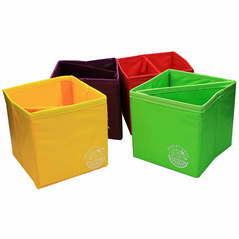 Essentials Plastic Storage Boxes with Lids