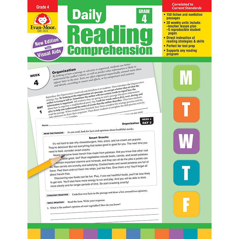 Daily Reading Comprehension Gr 4  EMC3614