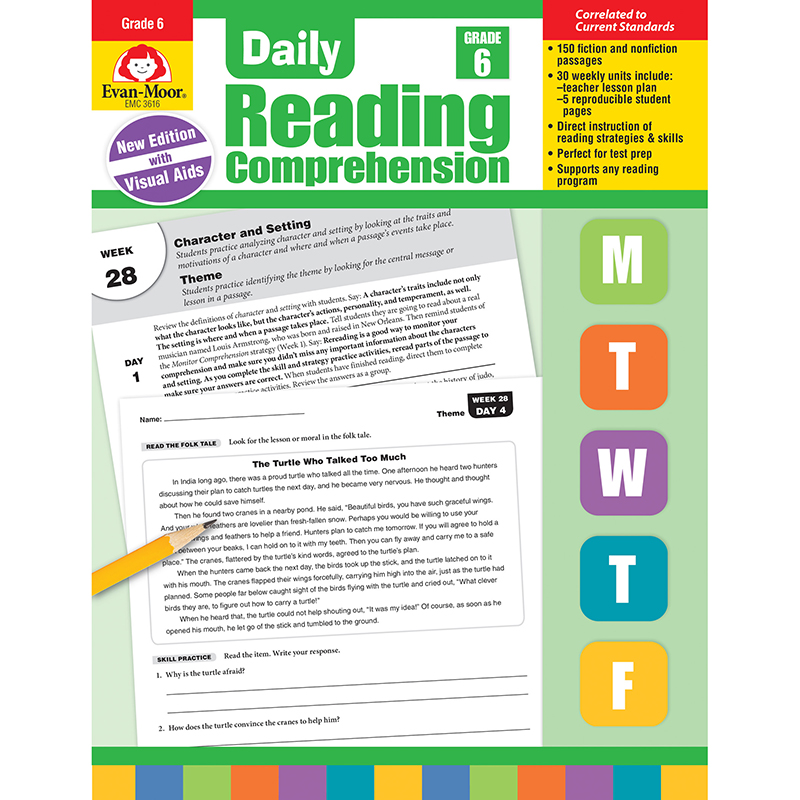 Daily Reading Comprehension Gr 6  EMC3616
