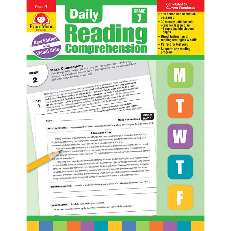 Daily Reading Comprehension Gr 7  EMC3617