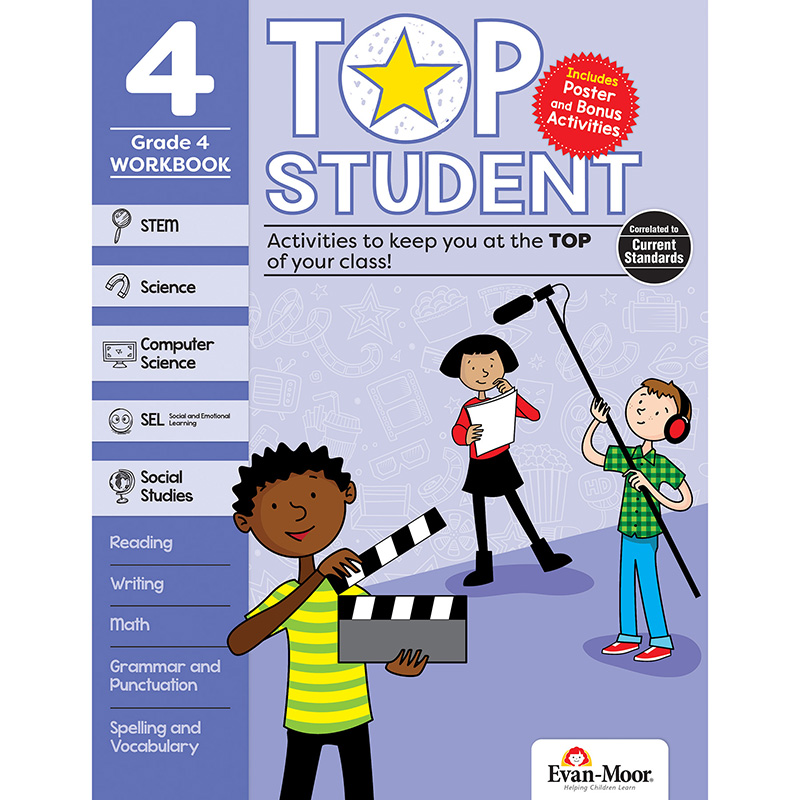 Student　Grade　Book,　Evan-Moor®　Activity　Top　TonerQuest