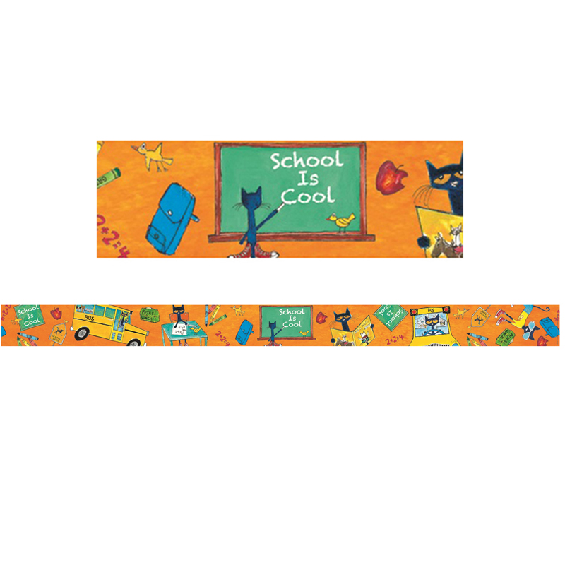 Pete the Cat School is Cool Bookmarks 