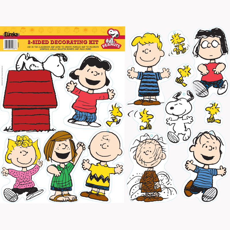 Peanuts Classic Characters Window Clings by Eureka 