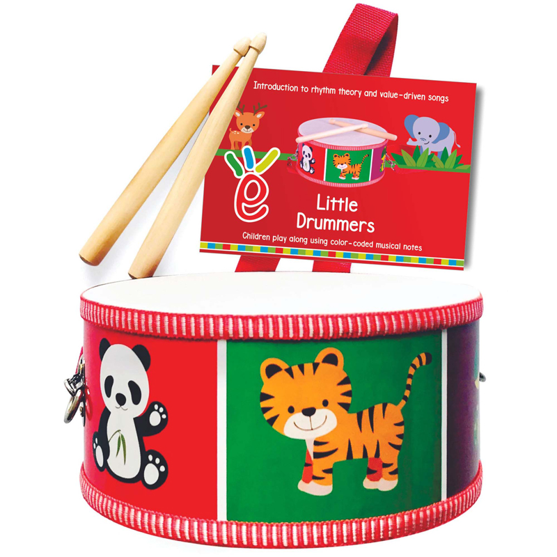 Toy drum with neck 2024 strap