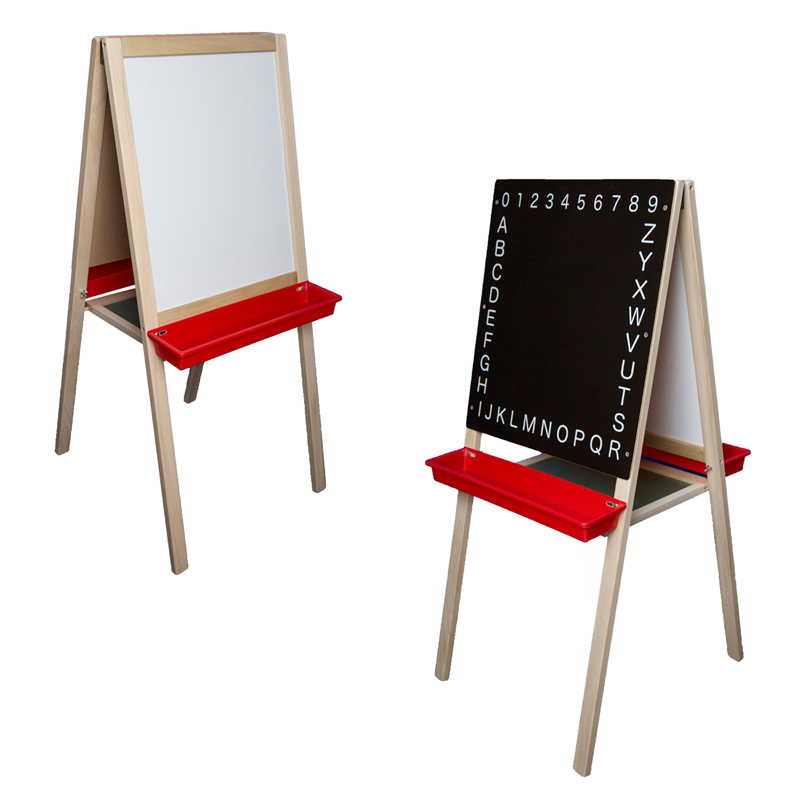 Whitney Brothers Adjustable Double Easel with Dry Erase Boards