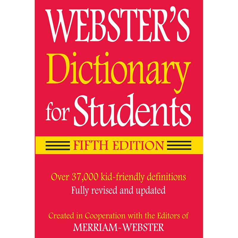 Webster Dictionary For Students Fifth Edition The School Box Inc
