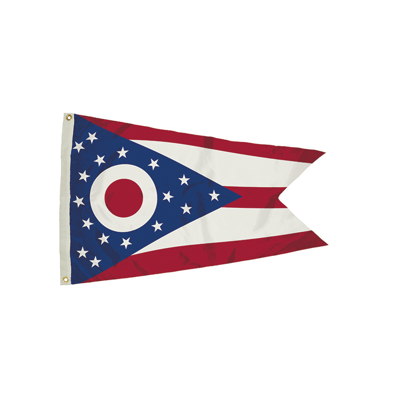 3X5 Nylon Ohio Flag Heading & Grommets FZ-2342051