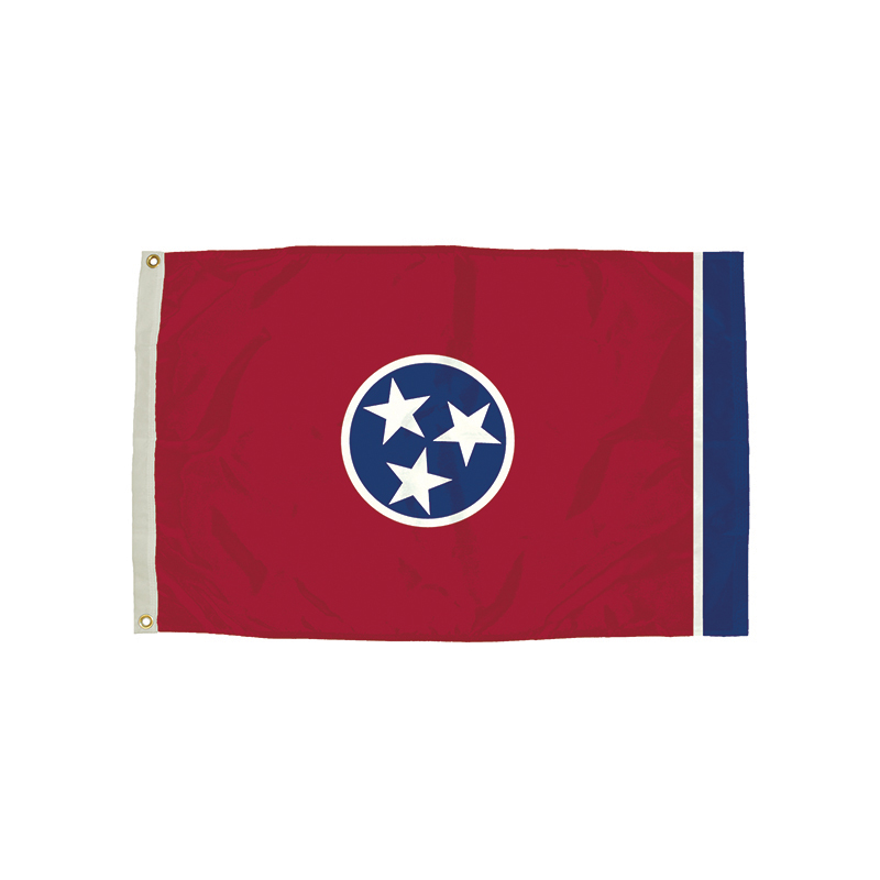 3X5 Nylon Tennessee Flag Heading & Grommets FZ-2412051