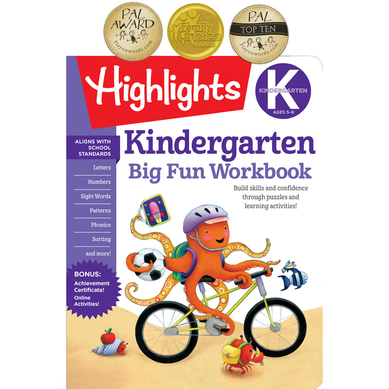 Big Fun Workbooks Kindergarten Highlights HFC9781629797632