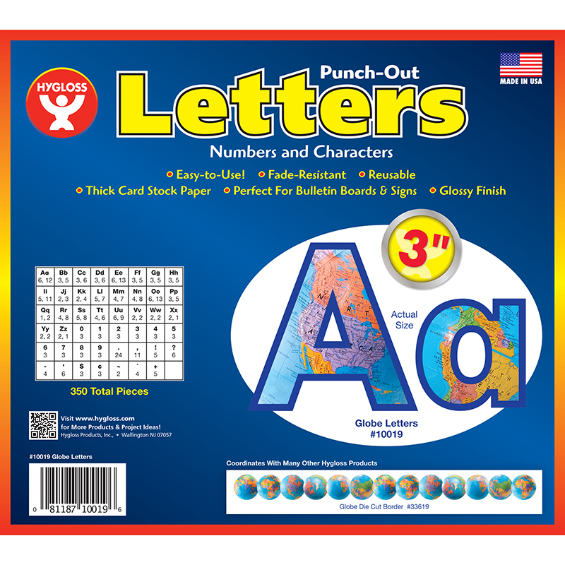 Pre-Cut Letters - The School Box Inc