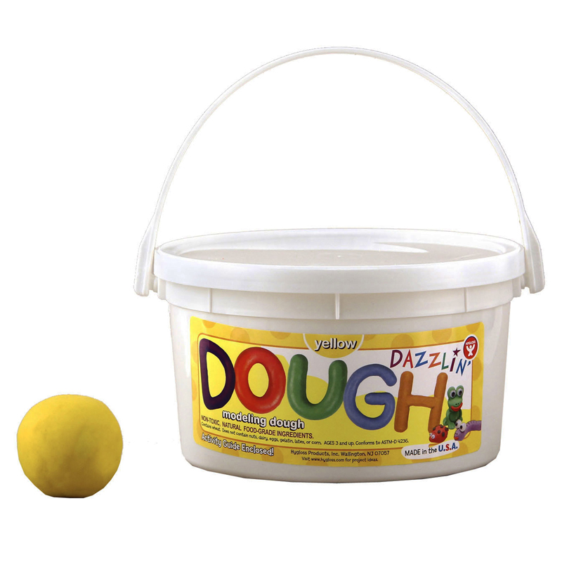 Dazzlin Dough Yellow 3 Lb Tub  HYG48304