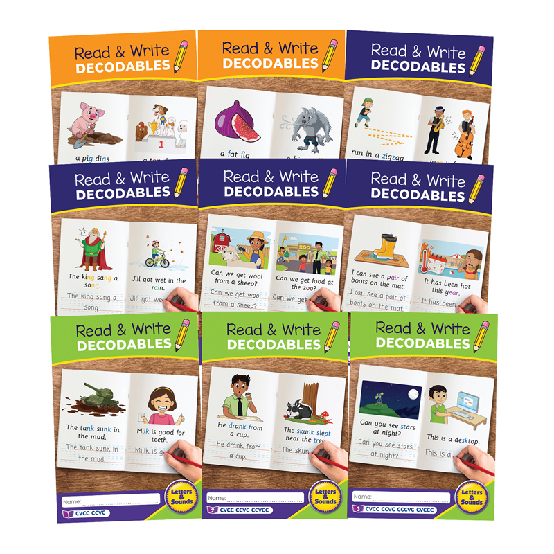 The Science of Reading Read & Write Decodables Set A Zuma