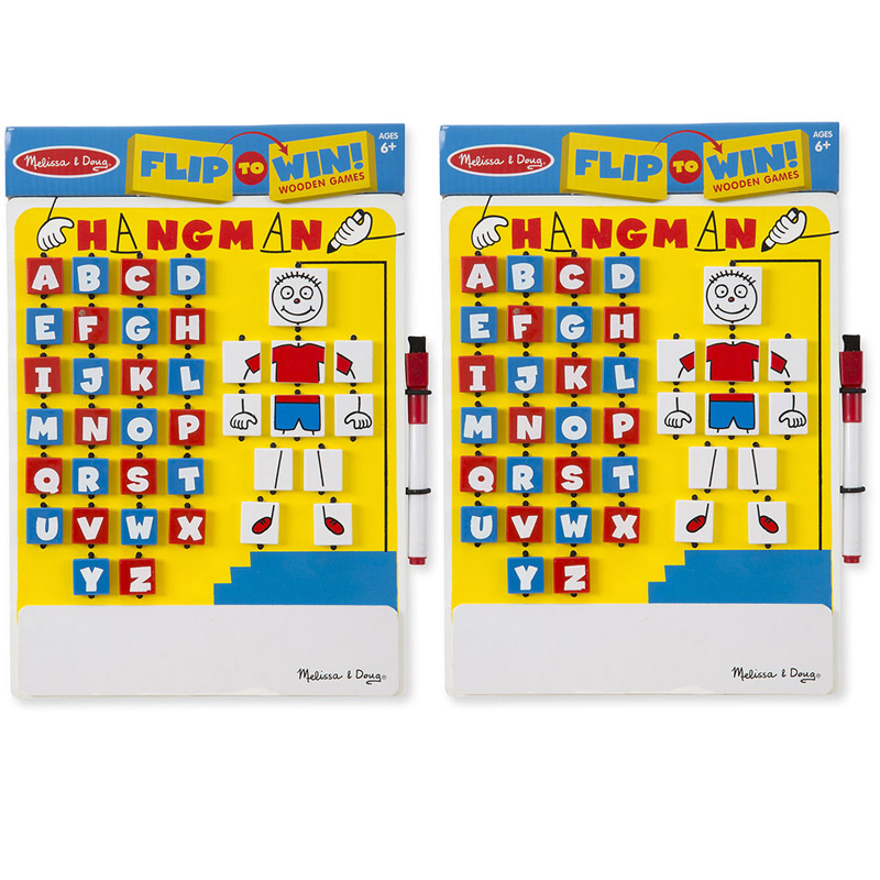 Melissa & Doug Flip-to-Win Travel Game Hangman – Lakeland Baby and