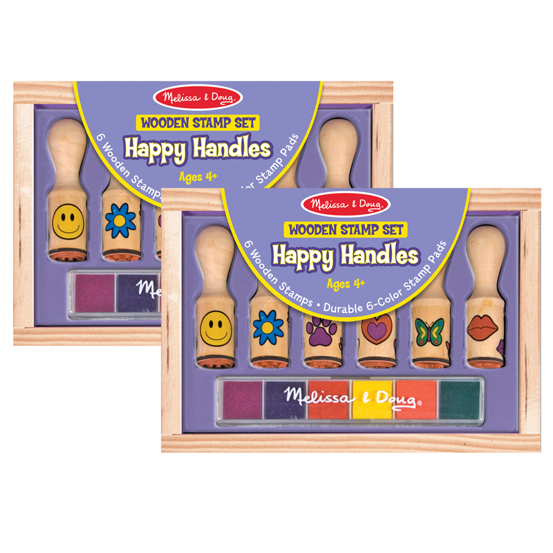 Melissa and doug happy handle hot sale stamp set