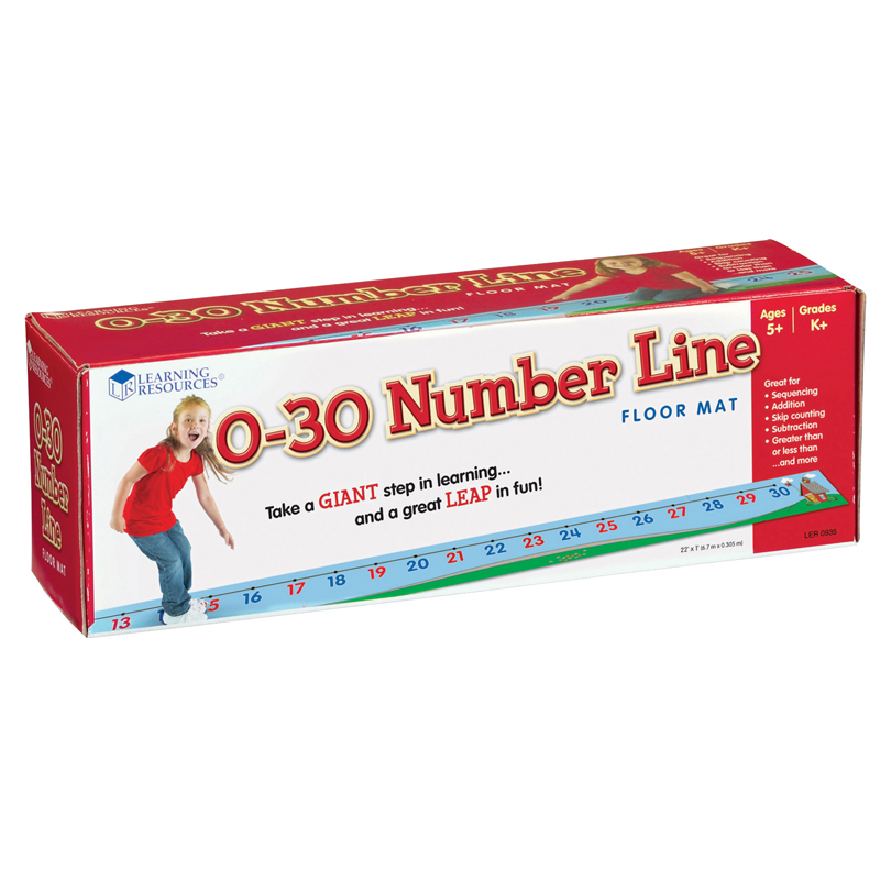 0-30 Number Line Floor Mat  LER0935