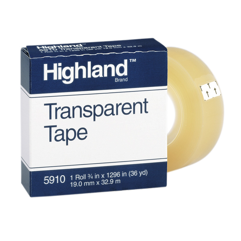 Highland Economy Masking Tape, 1 x 180', Tan, 1 Roll