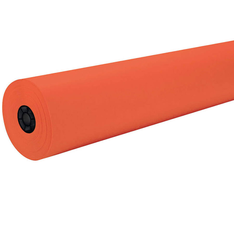 Tru-Ray® Art Paper Roll, Orange, 36 x 500', 1 Roll - TonerQuest