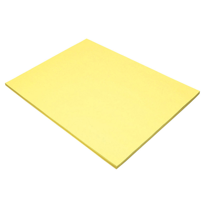 Construction Paper Lt Yellow 18X24 50 Sheets PAC103078