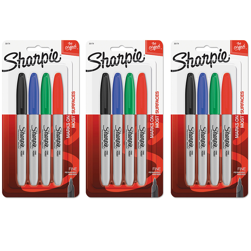 Sharpie Metallic Fine Permanent Markers 3 Pack