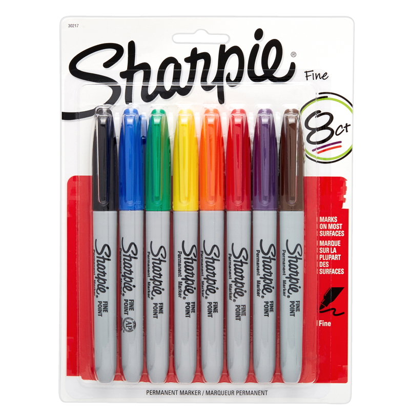 Sharpie Fine 8 Color Set The School Box Inc